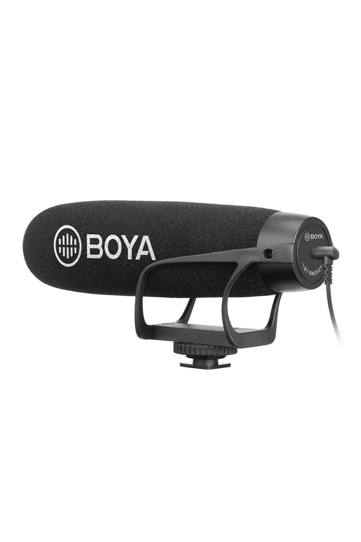 BOYA BY-BM2021 Lightweight Cardioid Video Shotgun Microphone for Smartphone DSLR Electrit Directional Condenser Shotgun Video Microphone Nikon Canon Sony DSLR Camera Camcorder