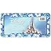 Lilo & Stitch Blue Hawaiian White Hibiscus Flowers Disney Auto Car Truck SUV Vehicle Universal-fit License Plate Frame - Plastic - SINGLE