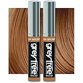 Greyfree Hair Mascara Root Touch-Up for Gray Hair | Precision Hairline Concealer for Brows &amp; Beard | 2 Pack (ASH BROWN)