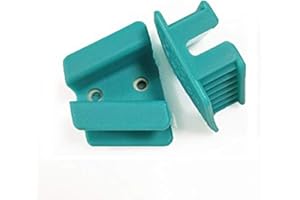 Easyinsmile Autoclavable Dental Silicone Mouth Prop Bite Block Latex Free 2pcs/Pack (Blue)