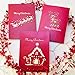 Pop Up Christmas Cards Set 3 Pack by DEVINE Popup Cards | Greeting Cards Assortment for Holiday | 3D Christmas Card | Season Greetings Card | Pop Up Cards 3D Christmas Cards Boxed Xmas Love