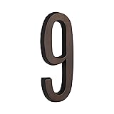 HASWARE 4 Inch Self Adhesive House Number, Modern