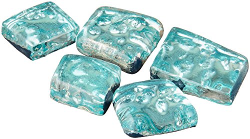 Mosaic Mercantile Sparkle Aqua Mosaic Tile, 1/2-Pound