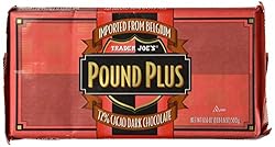 Trader Joe's Pound Plus 72% Dark Chocolate 17.6
