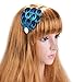 Peacock Feather Headband,Fascigirl Boho Peacock Feather Hair Clip Bridal Headpiece Women Peacock Headwear Exaggerated Hair Accessories for Halloween Party