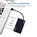 Albustar Ultra Slim 4-Port USB 3.0 Hub for Mac, PC, USB Flash Drives,High Definition Camera,Audio Devices and Other Devices(5Gbps Transfer Speed, Plug-and-Play, User-Friendly)-Black