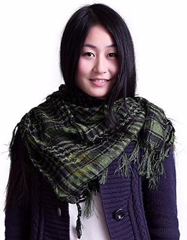 Anuze fashions Women's Cotton Scarf(MHDI GREEN-012_Green_Free Size)