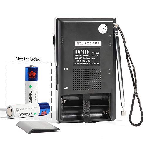 2 Portable+Pocket+Transistor+Battery+Operated