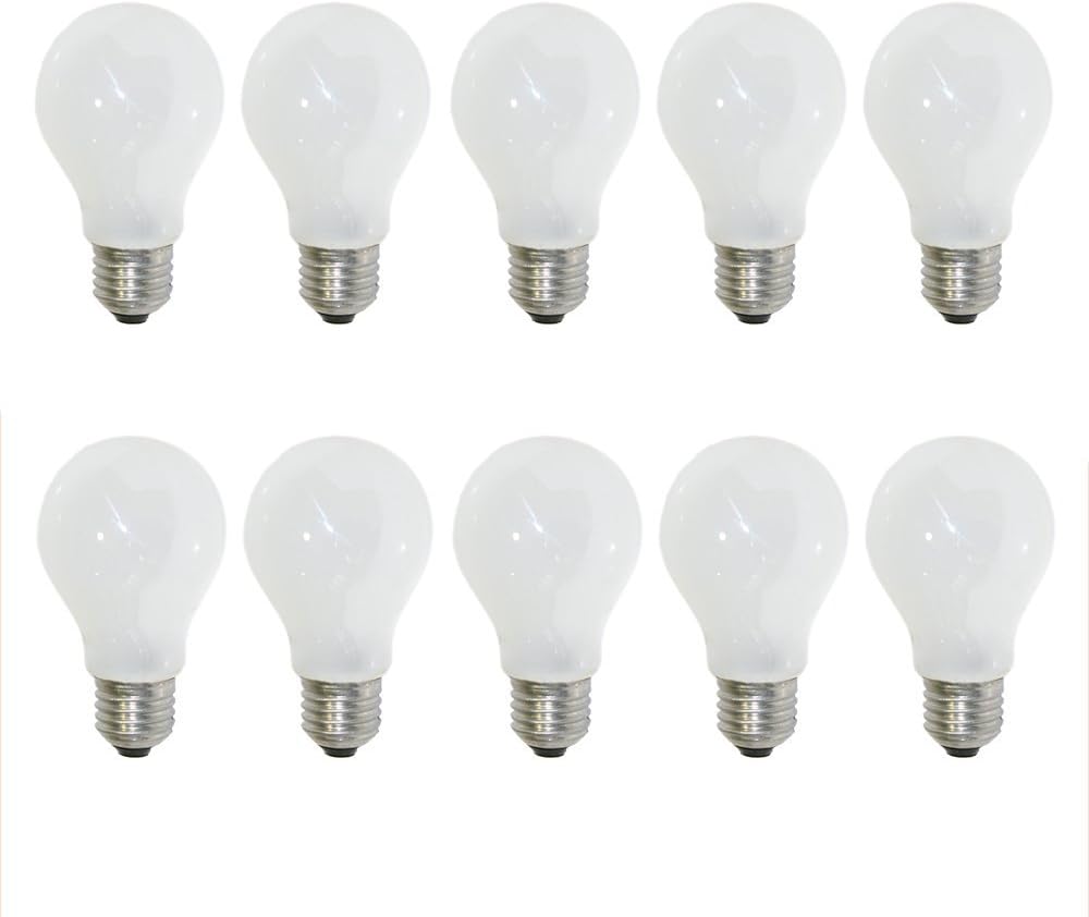 10 X Gluhbirne 40w E27 Opal Soft White Gluhlampe Gluhbirnen Matt Gluhlampen 40 Watt Amazon De Beleuchtung