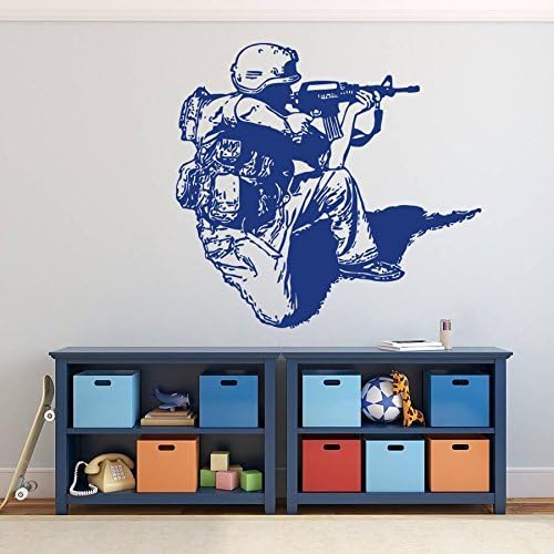 ik720 Wall Decal Sticker Army soldier military shooter sniper weapon gun vest