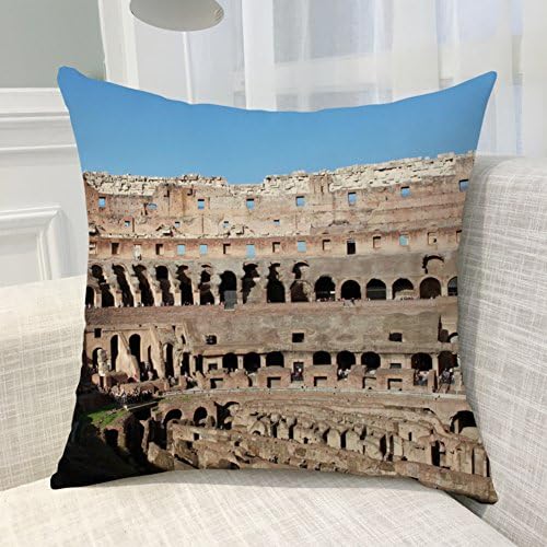WW Colosseum patterned pillow/ sofa pillow cushions/ vehicle seat cushion pillow/ pillow cushions-R 45x45cm(18x18inch)VersionB