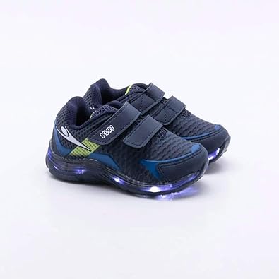 tênis klin luz de led light infantil