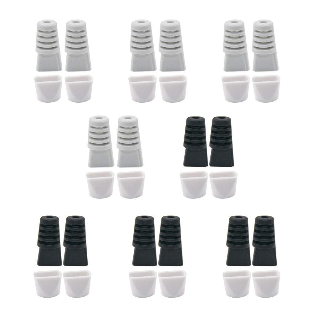 WJUAN Pack of 8 Cable Protectors Charging Cable Protection Mouse Cable Protector for Protection of USB Data Cable Type C Data Line Head to Prevent Its Breakage (2 Colours)