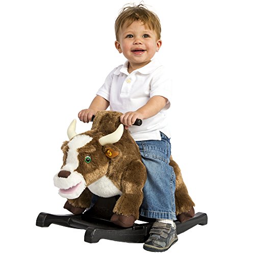 Rockin' Rider Brown Rocking Bull Ride-On
