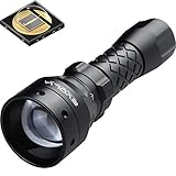 EVOLVA FUTURE TECHNOLOGY T38 IR 38mm Lens Infrared Flashlight Light Night Vision Torch - Infrared Light is Invisible to Human Eyes - to be Used with Night Vision Devices