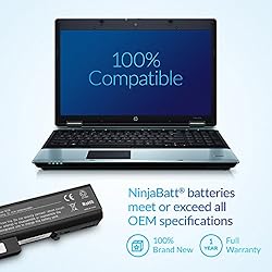 NinjaBatt Battery for HP 8440P 6550B TD06