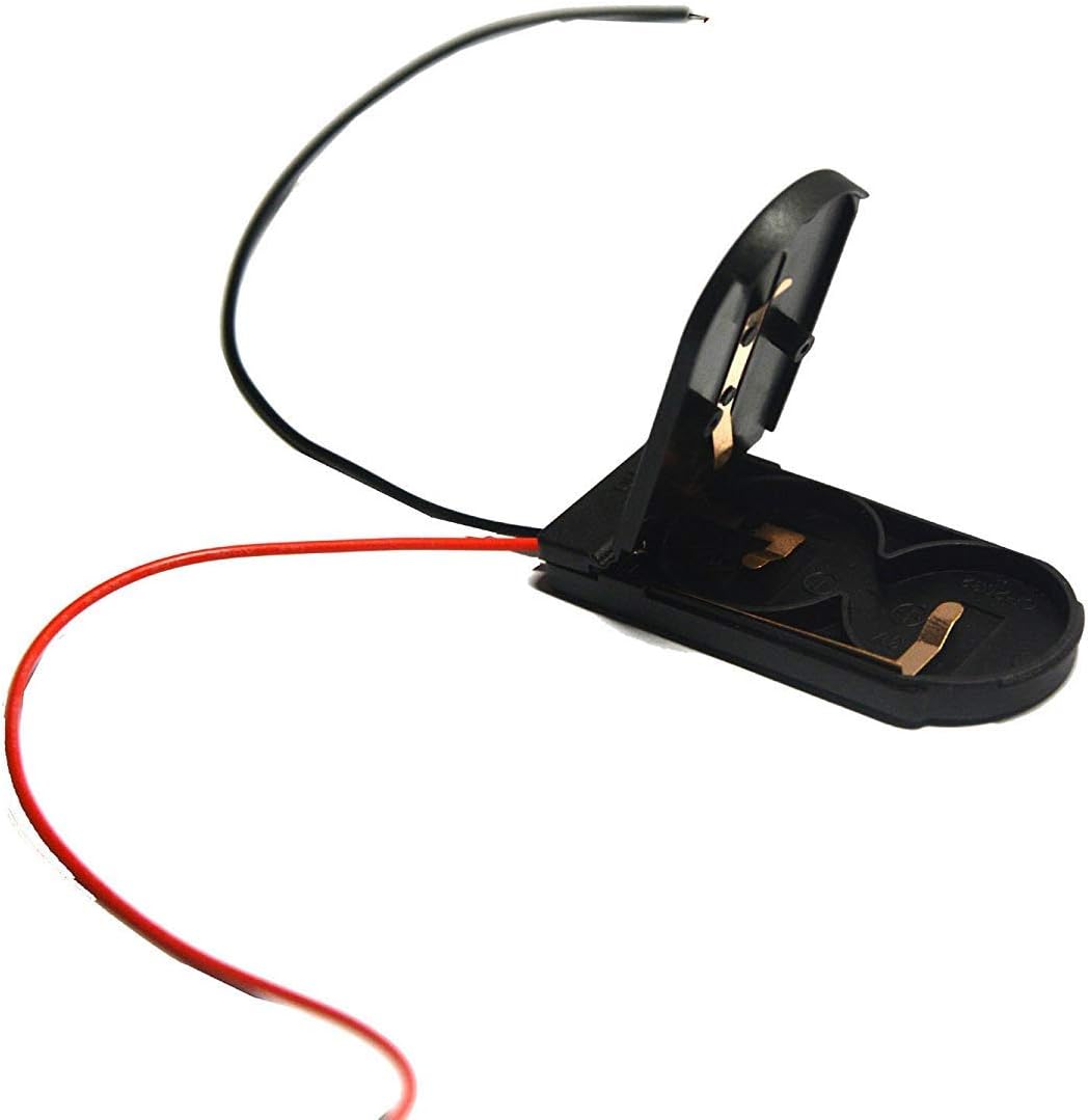 RUNCCI-YUN- 12-Pack 2x3V CR2032 Battery Holder, with ON/OFF Switch, with wire leads,6V Output, for Arduino LED+Phillips screwdriver - Image 4