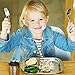 Kids Stainless Steel Utensil Set | by Kiddobloom | High Grade Stainless #304 (18/8) | Cute Little Princess Design | Includes 2 Spoons, 2 Forks, & 1 Butter Knife | Safe for Toddlers and Children