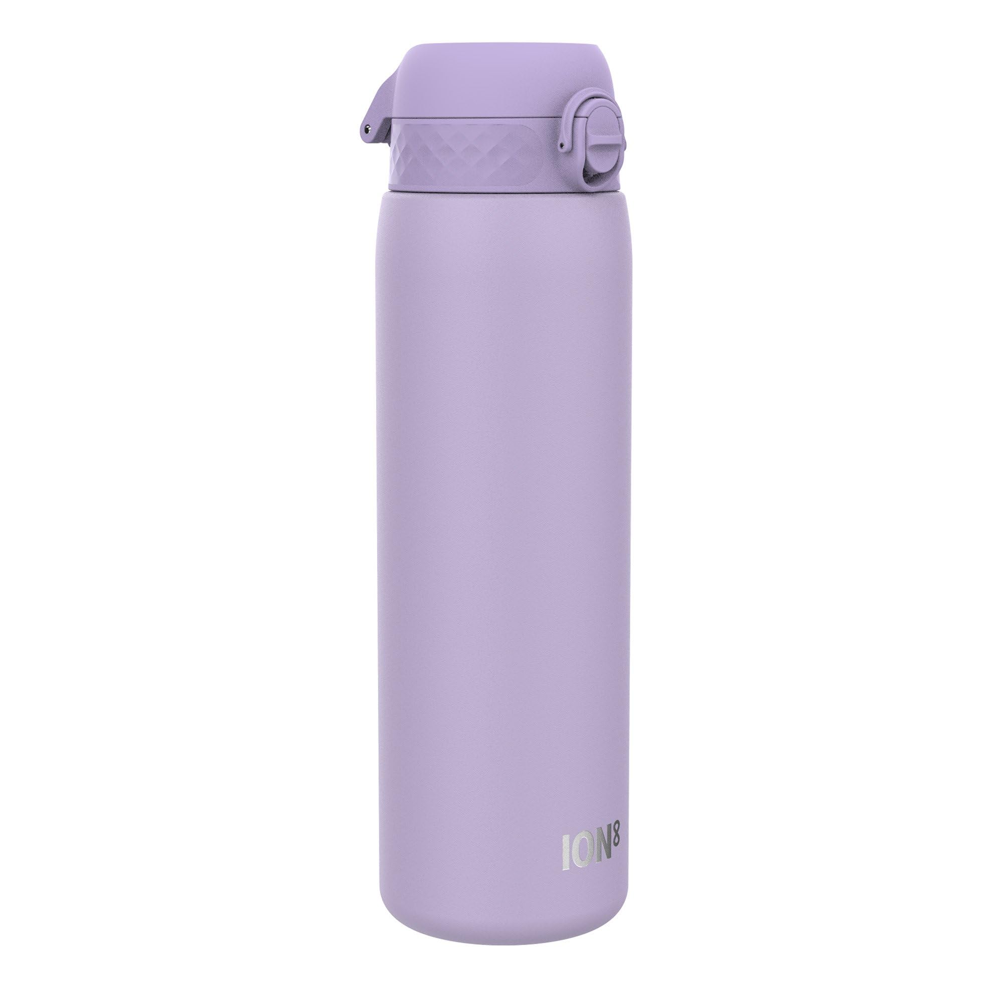 Ion8 Vacuum Insulated Stainless Steel 1 Litre Water Bottle, 920 ml/31 oz, Leak Proof, Easy to Open, Secure Lock, Dishwasher Safe, Carry Handle, Metal Water Bottle, Ideal for Sports/Yoga, Light Purple — image 1