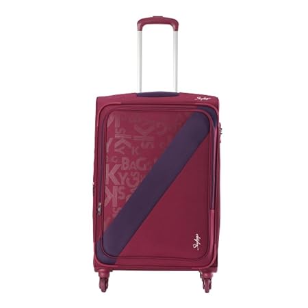 Skybags Crossroad Polyester 81 cms Raspberry Soft Sided Suitcases (STCRRW81RBY)