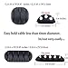 9 Pack Cable Clips Drops 3M Self Adhesive Cord Management System, Multipurpose Organizer for Desktop & Computer Messy Wires, TV, USB Charging and Audio Cord