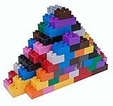 Classic Big Briks by Strictly Briks | Building Brick Set 100% Compatible with All Major Brands | 2 Large Block Sizes For Ages 3+ | Premium Building Bricks with Big Pegs in 12 Fun Colors | 108 Pieces