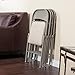 Meco Sudden Comfort Deluxe Double Padded Chair and Back - 5 Piece Card Table Set -
