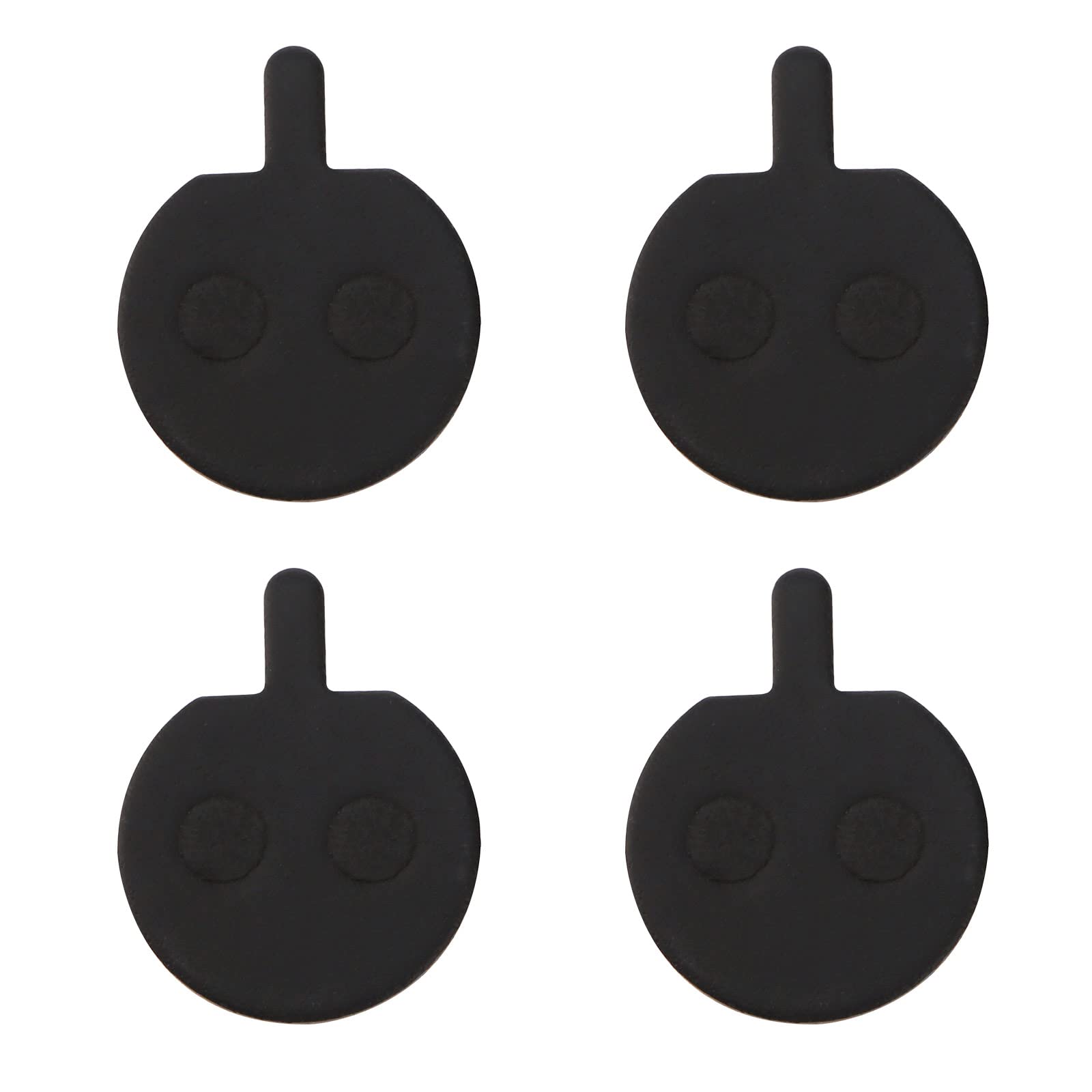 eMagTech 2 Pairs of Resin Semi Metallic Bike Disc Brake Pads Compatible with Jak-5 B777 TRINX 4mm Thickness Mountain Road Bike Cycling Bicycle MTB Disc Brake Pad Replacement