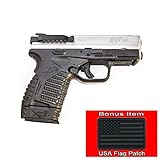 Clipdraw Mount for Springfield XDS w/ Bonus EXO's Velcro USA Black Flag Patch