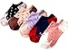 AM CLOTHES Womens Cute 5 Pack Low Cut Colorful Pattern Ankle Socks