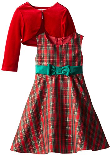 red and green plaid dress