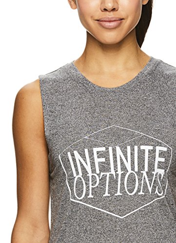 image for Nicole Miller Active Women's Graphic Muscle Tank Top - Sleeveless Work