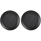 CCeCCe 2 Pack 4 Inch Speaker Grill Cover Black SubWoofer Round Circle Mesh Woofer Grille Covers Guard Protector for Car Home Audio Speakers Theater (Invisible Screw Hole Style)