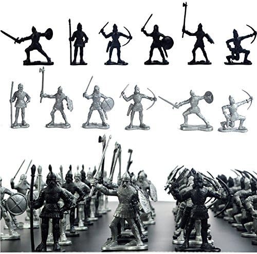 60 pcs/lot Sliver Black Warriors 