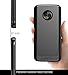 Poetic Moto G6 Case, Karbon Shield [Shock Absorbing] Slim Fit TPU Case with [Carbon Fiber Texture] for Motorola Moto G6 Black