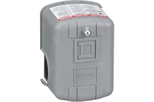 Schneider Electric Square D - 9013FSG2J21 Air-Pump Pressure Switch, 30-50 psi Pressure Setting, 20-65 psi Cut-Out, 15-30 psi Adjustable Differential