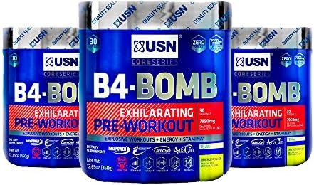 USNs B4-BOMB Lime &amp; Lemonade 30 Servings [3 Pack]