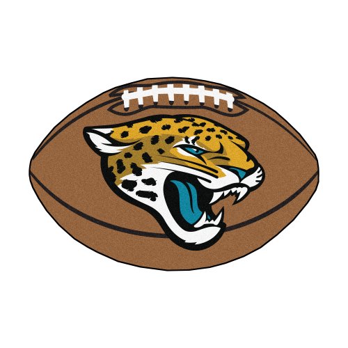 FANMATS NFL Jacksonville Jaguars Nylon Face Football Rug