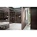 DreamLine Enigma-X 55-59 inch W x 62 inch H Frameless Sliding Tub Door in Brushed Stainless Steel and Clear Glass