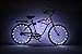 GlowRiders - Ultra Bright LED - Bike Wheel Light String (1 Pack) - Assorted Colors Bicycle Tire Accessories- Burning Man Accessory