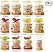 Kim's Magic Pop Freshly Popped Rice Cake Combo B 12 Bags | 15 Cakes per Bag | Vegan | Low Carb, Sugar Free, Fat Free, Natural, Multigrain Korean Snack | Easy Bread, Chip, Cracker Replacement