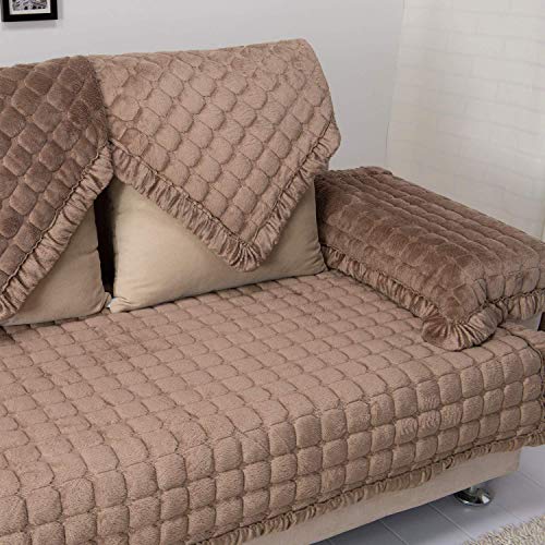 Keet Fluffly Deluxe Pet Bed Sofa Chocolate large - Thumbnail 3