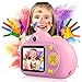RegeMoudal  Kids Camera, Kids Digital Video Camera, 1080P FHD Kids Shockproof Video Camcorder with 2 Inch IPS Screen and 16GB SD Card, Perfect Gift Choice for kids 3-10 Years Old Boys and Girls,Pink