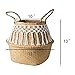 Mkono Seagrass Plant Basket Indoor Planter Decorative Flower Pot Cover Up to 12 Inch Pot, 1 Pack, Large