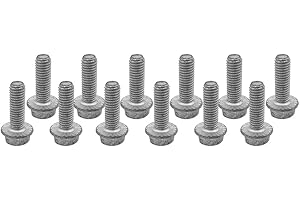 Mievlyo 12Pcs Exhaust Manifold Bolts, Manifold Header Bolts for Chevy GM LS1 LS2 LS6 LS7 LSX 4.8L 5.3L 6.0L 6.2L Engine 551696 03413B 11518860