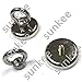 SUNKEE (2-pack) Salvage Magnet,62 Pounds Magnetic Hook , Round Base Magnet Fastener with Eyebolt Chrome Plate ,1.65