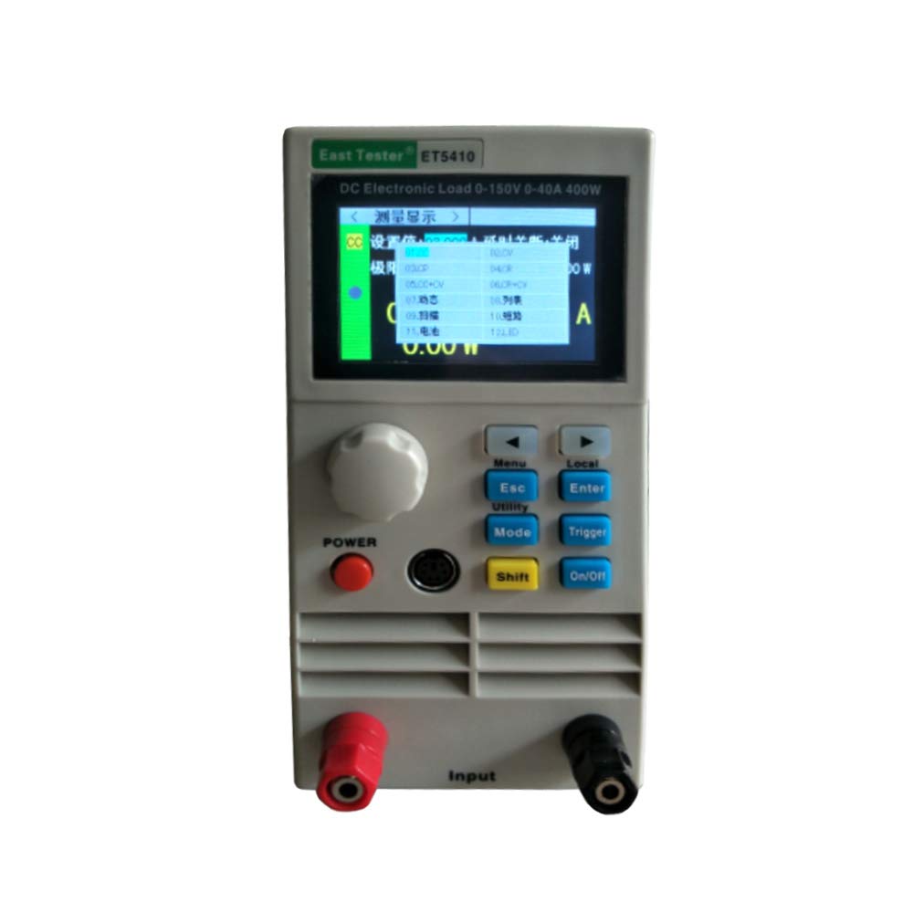Programmable 400W DC Electronic Load Battery Load Tester DC Tester 0