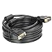 Postta VGA to VGA Cable (10 Feet) HD15 Male to Male Monitor Cable with Ferrites