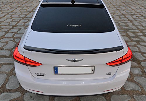 Sell by Automotiveapple, DALLIZA Rear Trunk Lip Spoiler PAINTED 1-pc For 2015 Hyundai Genesis Sedan (YW6 - Mable White)