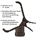 EverywhereFocus Cell Phone Holder, Universal Gooseneck Smartphone Stand, Lazy Bracket 2' Long Arm Mount, Clip up to 4” Wide mobiles & Clamp Grips to 3” Thick. Perfect for Bed, Desk, Kitchen! WH/BK